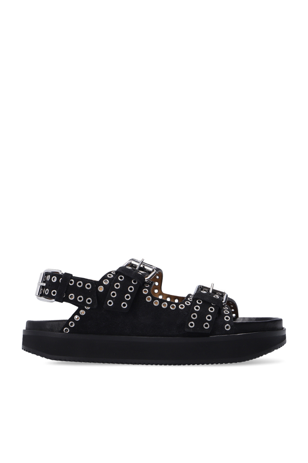 Black 'Ophie' leather sandals Isabel Marant